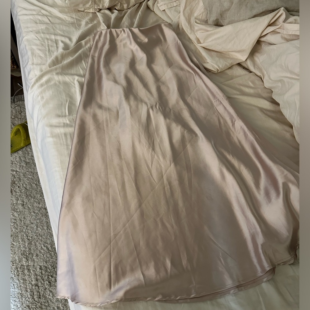 Maxi Silk Skirt